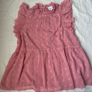 Shop the Mint Ruffle Sleeve Pink Blouse